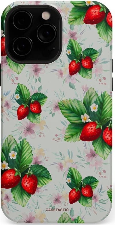 Casetastic Hoesje Geschikt voor Apple iPhone 13 Pro Magsafe - Stijlvolle Beschermende Duo-layer Case - Rosales