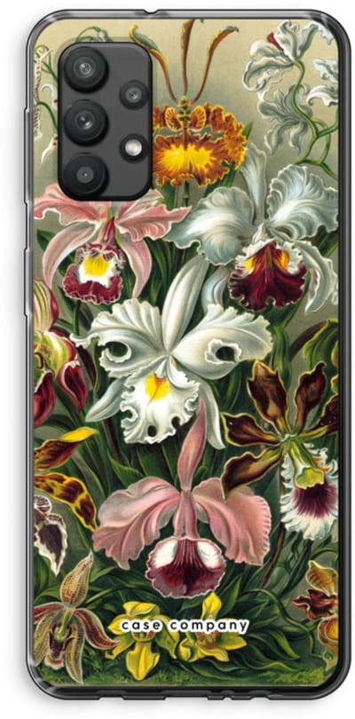 Case Company® - Hoesje geschikt voor Samsung Galaxy A32 4G hoesje - Haeckel Orchidae - Soft Cover Telefoonhoesje - Bescherming aan alle Kanten en Schermrand