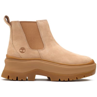 Timberland Roxie Lane Mid Chelsea Boot Light Beige Nubuck Maat: 40 | Laarzen Outlet | Dames | Beige
