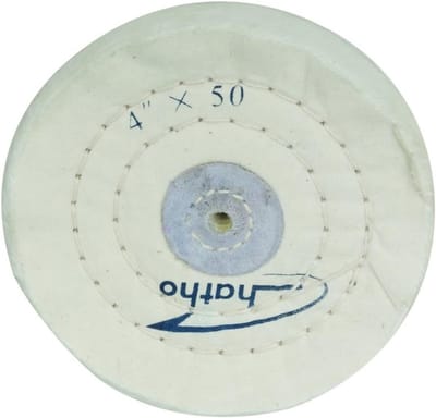 Polijstschijf Flanel 100 x 15 mm voor Metaal en Kunststof