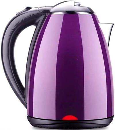 Elektrische Waterkoker - Grote Ketel - Snel Water Koken - Dubbele Laag Isolatie - 2 Liter Capaciteit - Paars