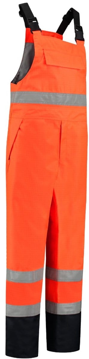 Dapro Protector Multinorm Amerikaanse regenoverall - Maat S - Marineblauw/Hi-Vis Oranje - Vlamvertragend , antistatisch en chemicaliën resistent