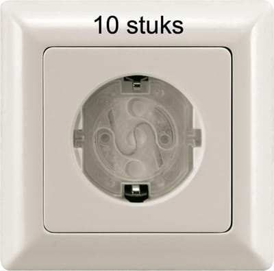 CHPN - Stopcontact beveiliger - Stopcontact dopjes - Stopcontact dichtmaken - 10 stuks - Babyproof - Veiligheid - Vinger in stopcontact - Transparant
