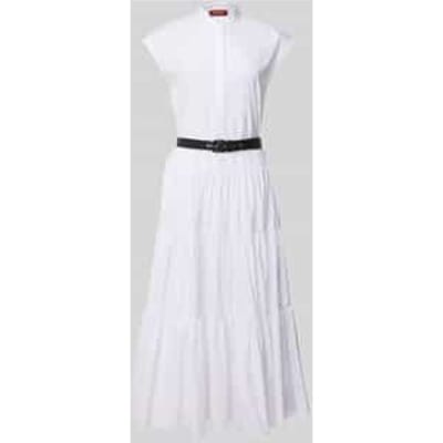 Maxi-jurk met opstaande kraag, model 'BAIRO'