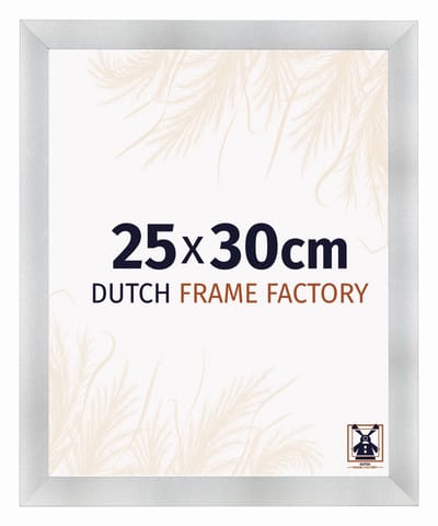 Fotolijst 25x30 cm - MDF - Aluminium Geborsteld - Praag