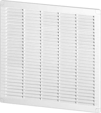 Ventilatierooster Vierkant - Luchtventiel - Ventilatie Afwerking - Zonder Montageflens - 300 x 300 mm - Wit
