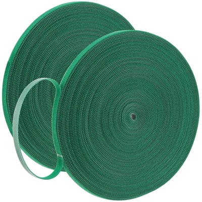 Dailygoods- Tuinbanden 25 m x 10 mm - Zelfklevende Plantenbanden - Weerbestendig - Duurzaam PP-Materiaal - Sterke Grip - Ondersteunende Planten - Plantenriemen