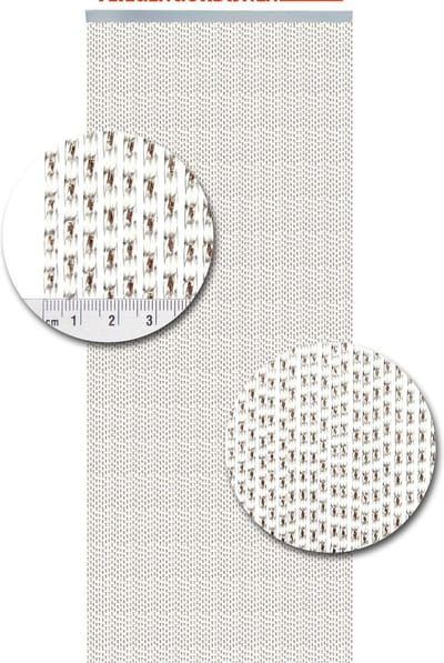 Vliegengordijnenexpert Lucca - Vliegengordijn - 100x240 cm - Transparant met Bruin