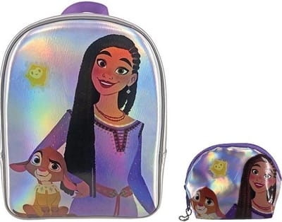 Disney - Wish - Asha en Valentino Schooltas + Portemonnee