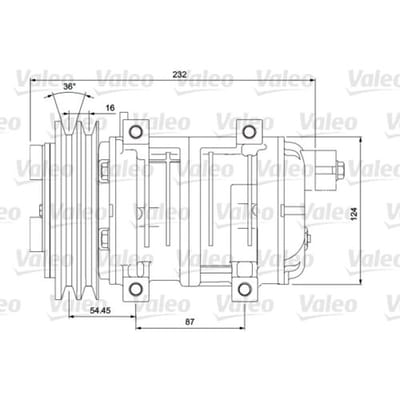 Airco-compressor VALEO 700868