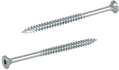 Radix Torx 20 Spaanplaatschroef - Platkop + Snijpunt - 5,0 x 80mm/50 - Verzinkt - Deeldraad (200 stuks)