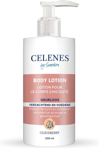 Celenes by Sweden Cloudberry Hydraterende Body Lotion - 200ml - Voor Droge en Gevoelige Huid
