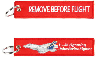 Sleutelhanger RBF + F-35 JSF style 2 #51