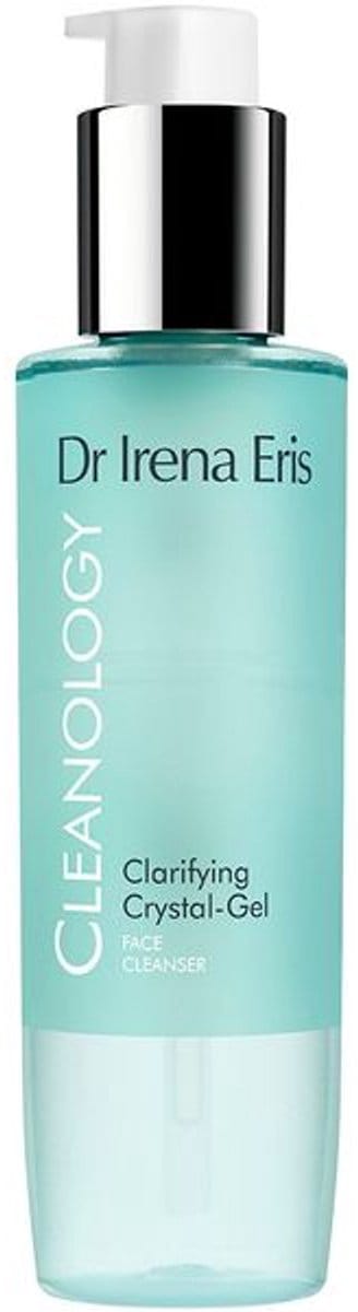Dr. Irena Eris Cleanology Clarifying Crystal-Gel Face Cleanser 190 ml - Zachte Reinigingsgel Voor Het Gezicht - Probiotische Face Wash Met Amandelolie En Vitamine E - Verwijdert Make-up En Onzuiverheden Voor Een Schone, Frisse En Gekalmeerde Huid