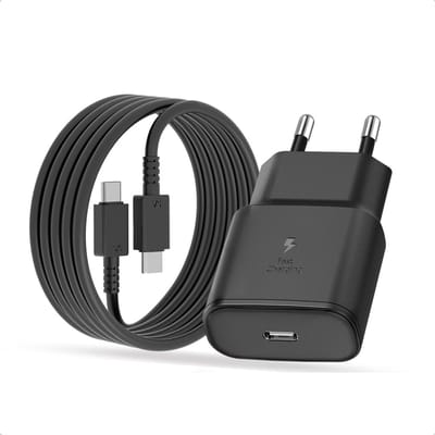 NEUE DAWN - 25W USB C Oplader met oplaadkabel - Snellader - compatibel met Samsung S25 S24 S23 A56 A26 A16 A36 Telefoon - USB C Adapter