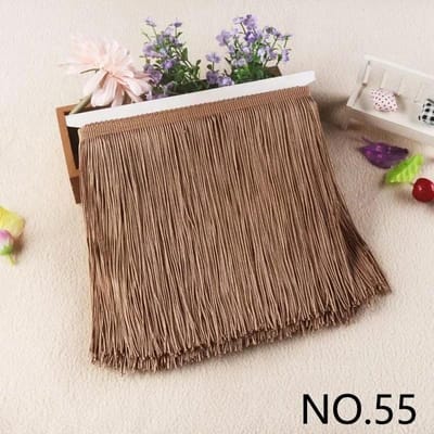 10M 10-30cm Meetee Franje Kwastjes Franjes voor Tassen Decoratieve Afwerkingen Franjes voor Gordijnen Kleding Kant Lint Stof Accessoires 15cm