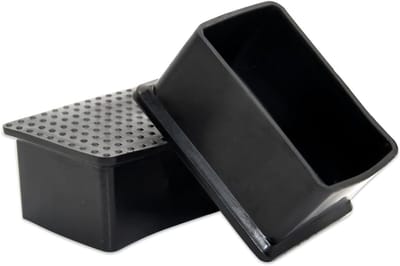 Stoelpootdoppen - Meubelhoes Vloerbeschermer - Meubels Beschermen - Flexibel PVC Materiaal - 40 x 80 mm - Transparant