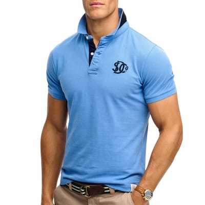 Superdry Pique Monogram Polo Heren - Maat S