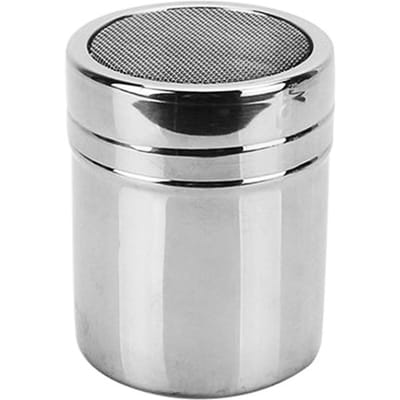 Poedersuiker Shaker Strooier RVS Fijnmazig Kaneelstrooier voor Koffiebar S 5x7cm Small