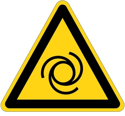 Automatisch opstarten waarschuwingsbord - W018 | gecoat dibond materiaal | 15 cm