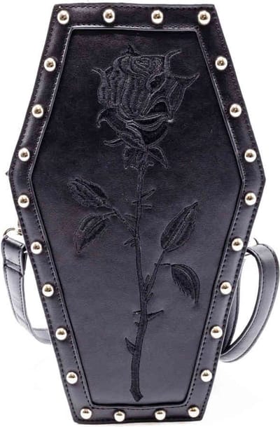 Heartless - Rose Coffin Schoudertas - Zwart