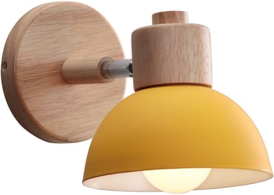 Wandlamp Moderne Slaapkamer E27 Verstelbare Wandverlichting voor Woonkamer Gang Trap Geel