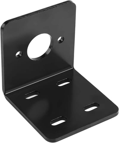 Motorsteun - Motorhouder Montageplaat - Motor Fixeren - Rechthoekige Vorm - 5x5 cm - Zilver