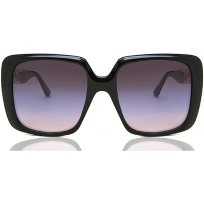 Guess Gu7689 01t Dames Zonnebril Shiny Black/55-18-145 gray