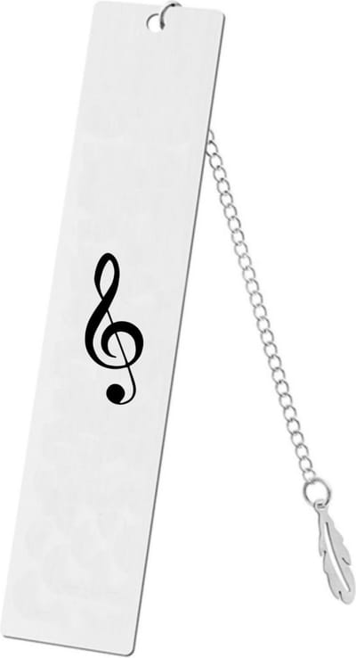 Akyol - muzieknoot boekenlegger - Muzieknoot - cadeau muziekliefhebber - leuk cadeau voor je vriend om te geven - verjaardag muzikant