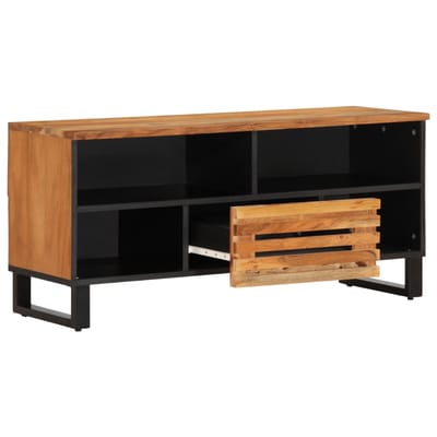vidaXL - Tv-meubel - 100x34x46 - cm - massief - acaciahout