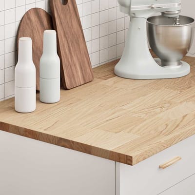 vidaXL - Keuken - werkblad - rechthoekig - 100x63,5x2,7 - cm - massief - eikenhout