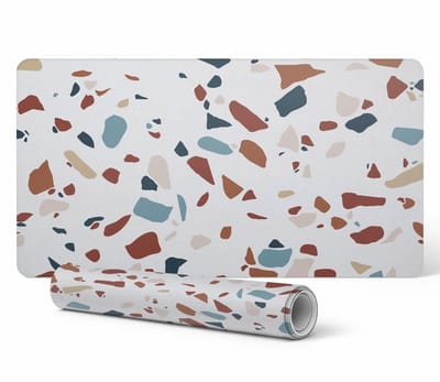 Decoratieve tafelmat met hoogwaardige kiezelmozaïekprint, 100x50 cm