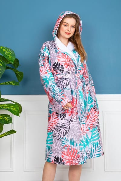 Lubna Home Triga badjas XLARGE Zachte Katoen Triga Badjas XLARGE