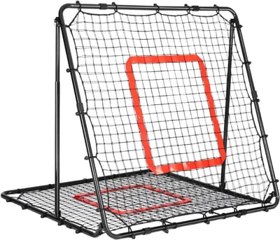Rebounder Voetbal - Voetbaldoel - Bouncer Spullen -Zwart