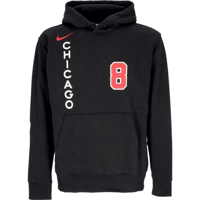 Herenhoodie Nba City Edition Club Hoodie nr. 11 Zach Lavine Chibul Zwart