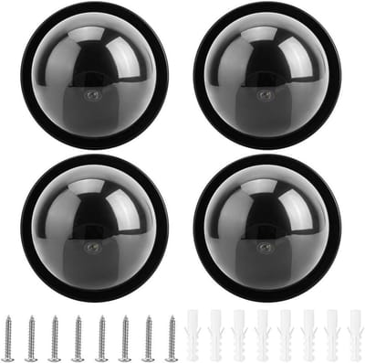Nep Camera - Dummy Dome - Woning Beveiliging - Knipperend LED - 25 x 16 cm - Zwart
