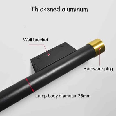 Aluminium Trapleuning - Verlichte Handgreep - Veilige Trappen - Ingebouwde LED Verlichting - 1.5 Meter - Zwart