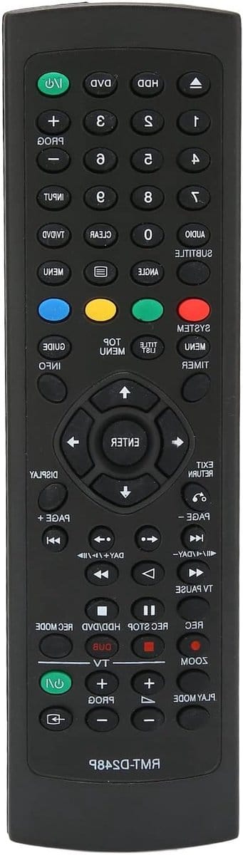 Vervangende afstandsbediening voor DVD/HDD branders, multifunctioneel en gebruiksvriendelijk met uitgebreide functies.