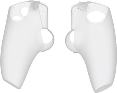 Silicone Hoes / Skin Set geschikt voor Playstation 5 Portal Remote Player - Wit -