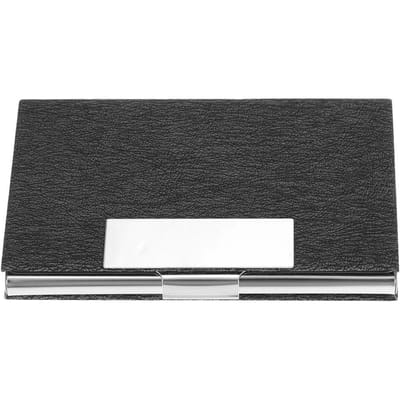 Rfid Business Card Opbergdoosje Draagbare Roestvrijstalen Kaarthouder (Zwart) Black black