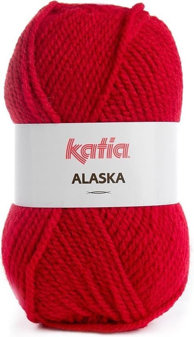 Katia Alaska - 11 robijnrood - Acryl Garen