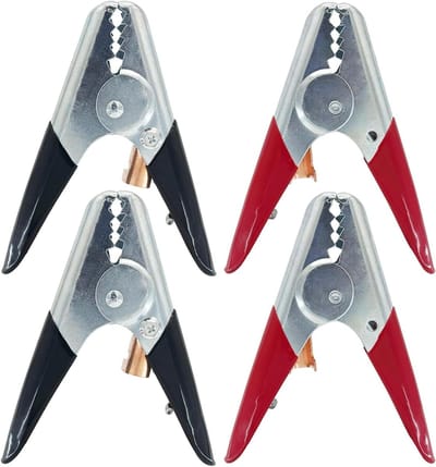 Autobatterij Klemmen - Startkabels Klemmen - Accu Laden - 1100 Ampere - 2 Paren - Rood en Zwart
