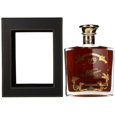 Ron Millonario XO Reserva Especial 40% Vol. 1,5l in geschenkverpakking in Lederoptik