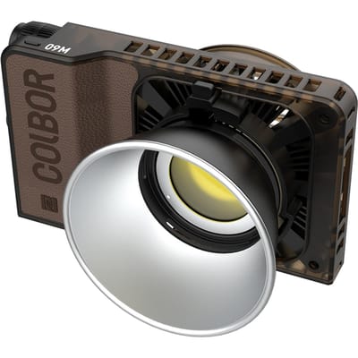 COLBOR W60 Pocket LED Video Light 60W Fotografie Invullicht 2700K-6500K Dimbaar APP-bediening voor EU Plug black