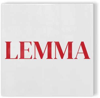 Tegeltje Haarlem Lemma - wit rood - tegeltje stad - tegeltje met tekst