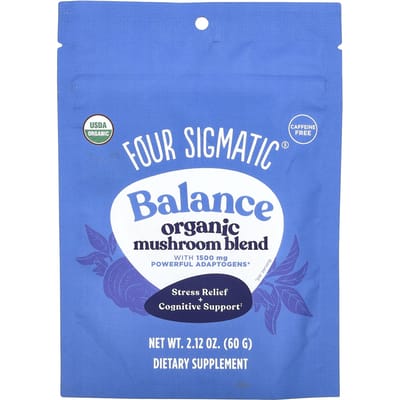 Four Sigmatic, Balance, mélange de champignons biologiques, sans caféine, 2,12 oz (60 g)