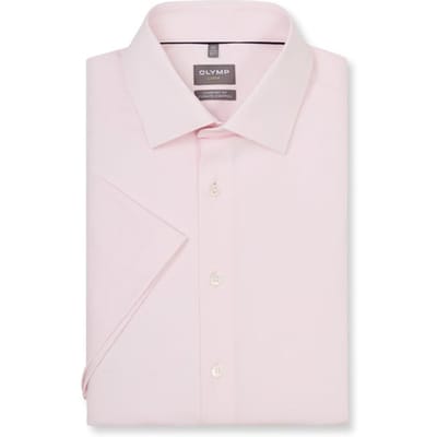 OLYMP Luxor 24/Seven Overhemd, Comfort Fit, New Kent, Roze