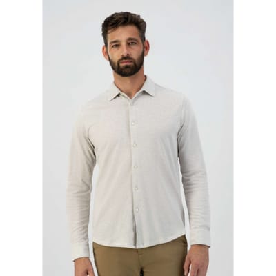 Dstrezzed Overhemd Kirk Ecru - Maat L - Heren - Overhemden Casual