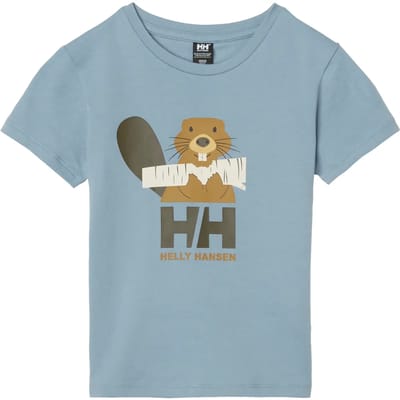 Helly Hansen Graphic K T-shirt Met Korte Mouwen Blauw 24 Months Kinderen