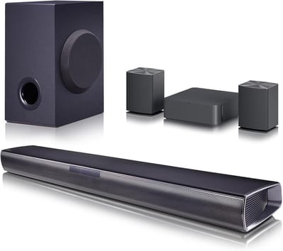Intelligente Soundbar - Home Audio - Film Avond - Draadloze Achter Speakers - 220 W - Zwart